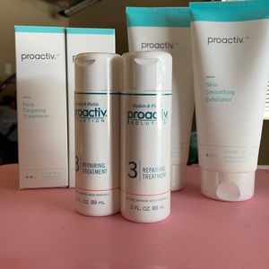 Proactive new sealed skin treatment. 6 items